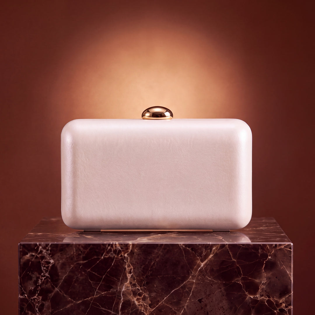 Serata Clutch Bag - Ivory