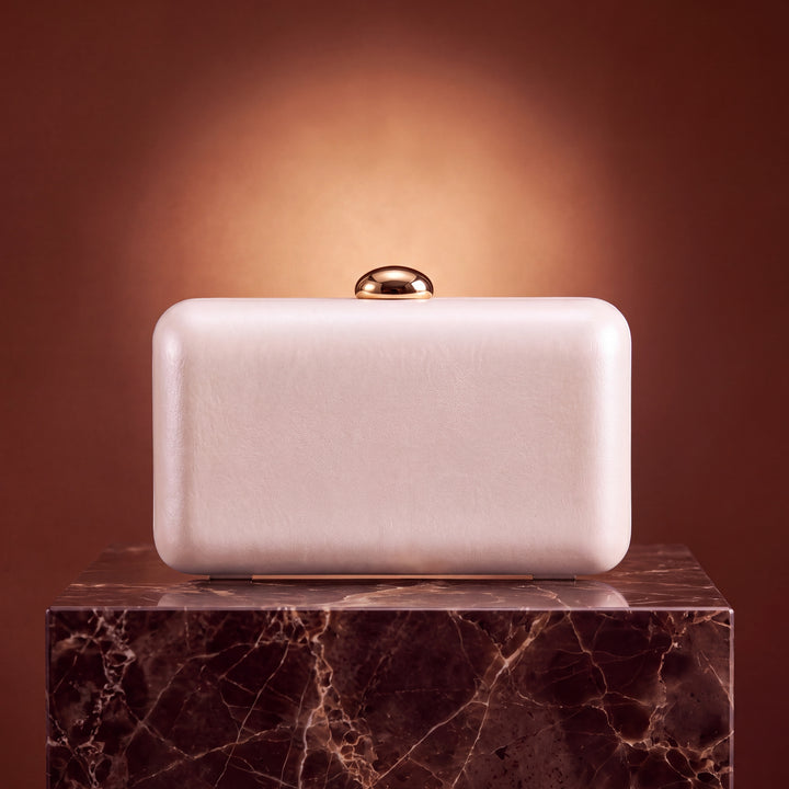 Serata Clutch Bag - Ivory