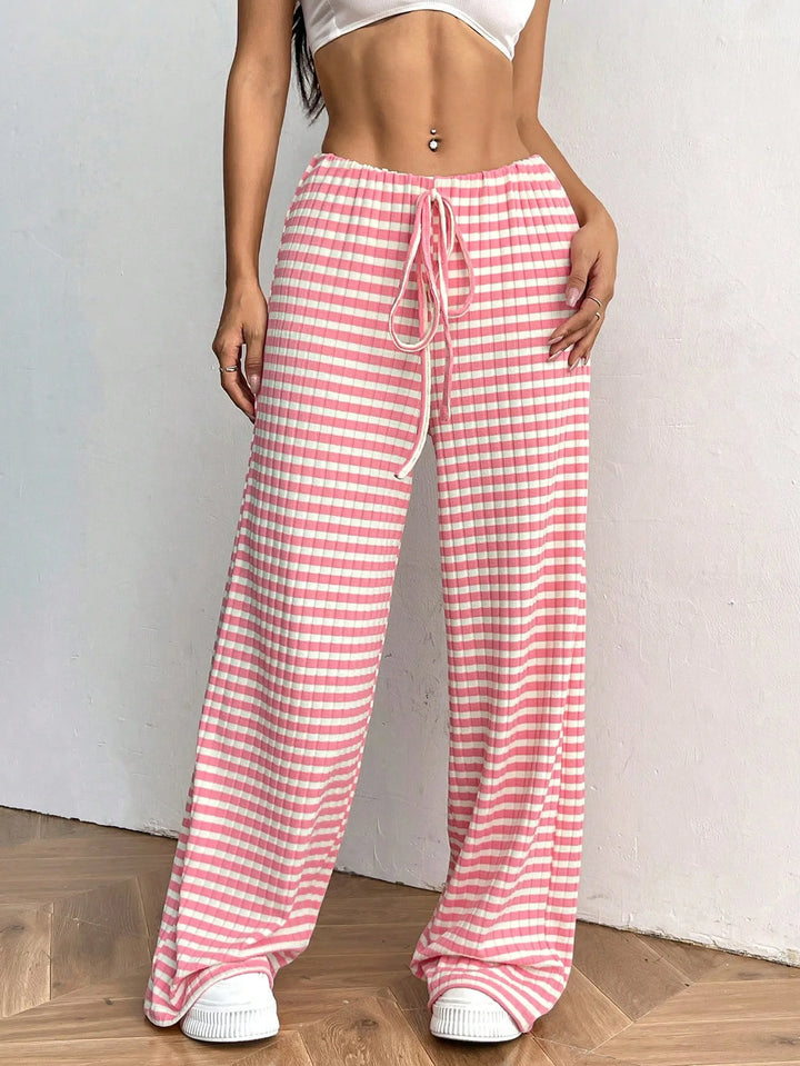 ARIA STRIPED TROUSERS