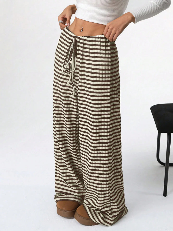 ARIA STRIPED TROUSERS