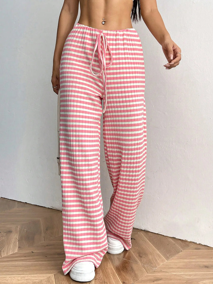 ARIA STRIPED TROUSERS