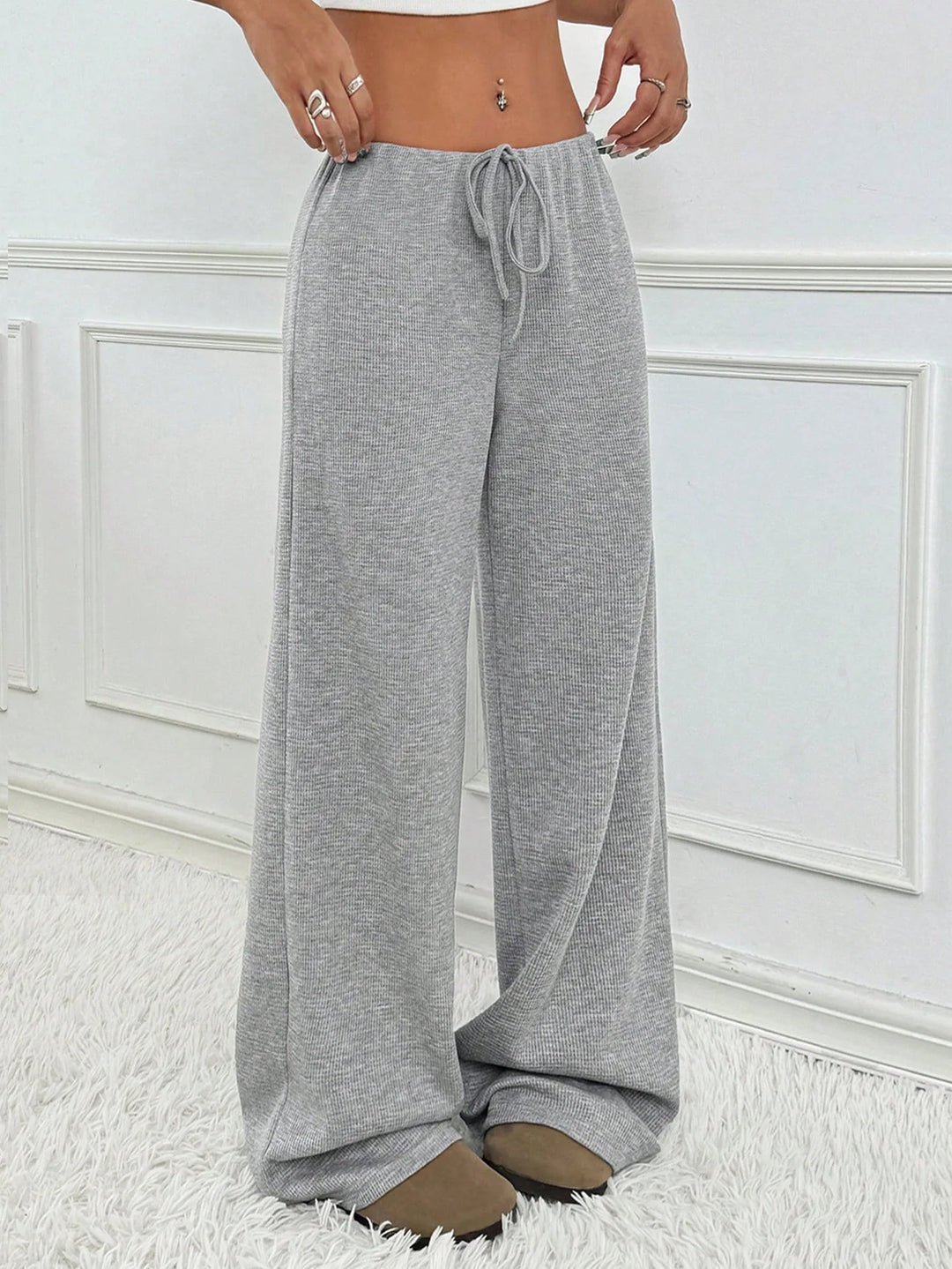 ARIA STRIPED TROUSERS