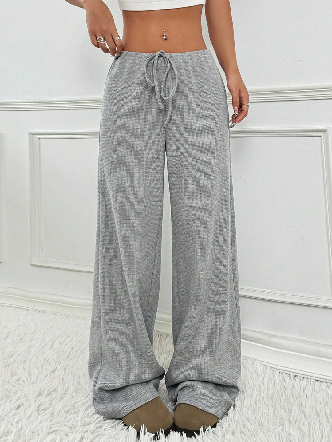 ARIA STRIPED TROUSERS