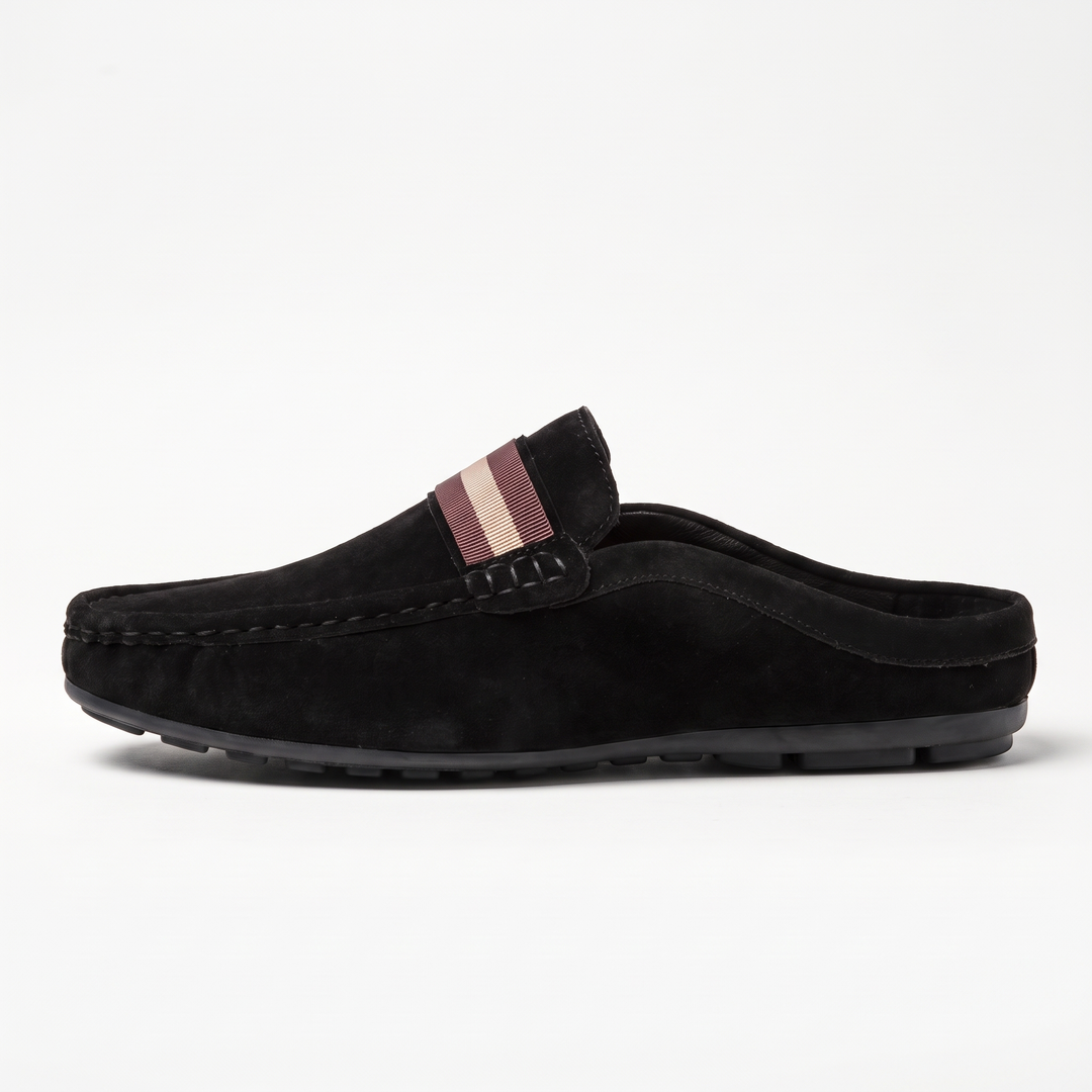 Ravello Loafer Mules Black side