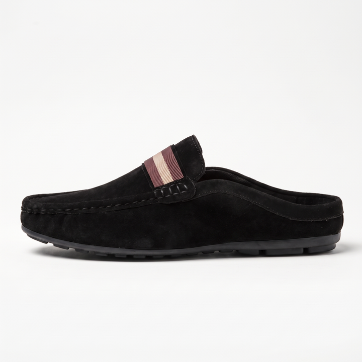 Ravello Loafer Mules Black side