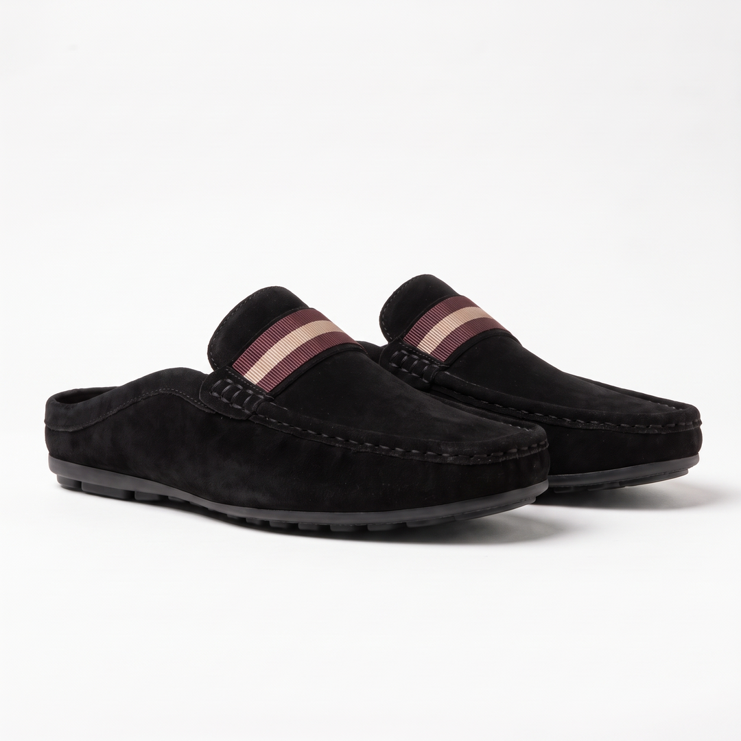 Ravello Loafer Mules Black pair