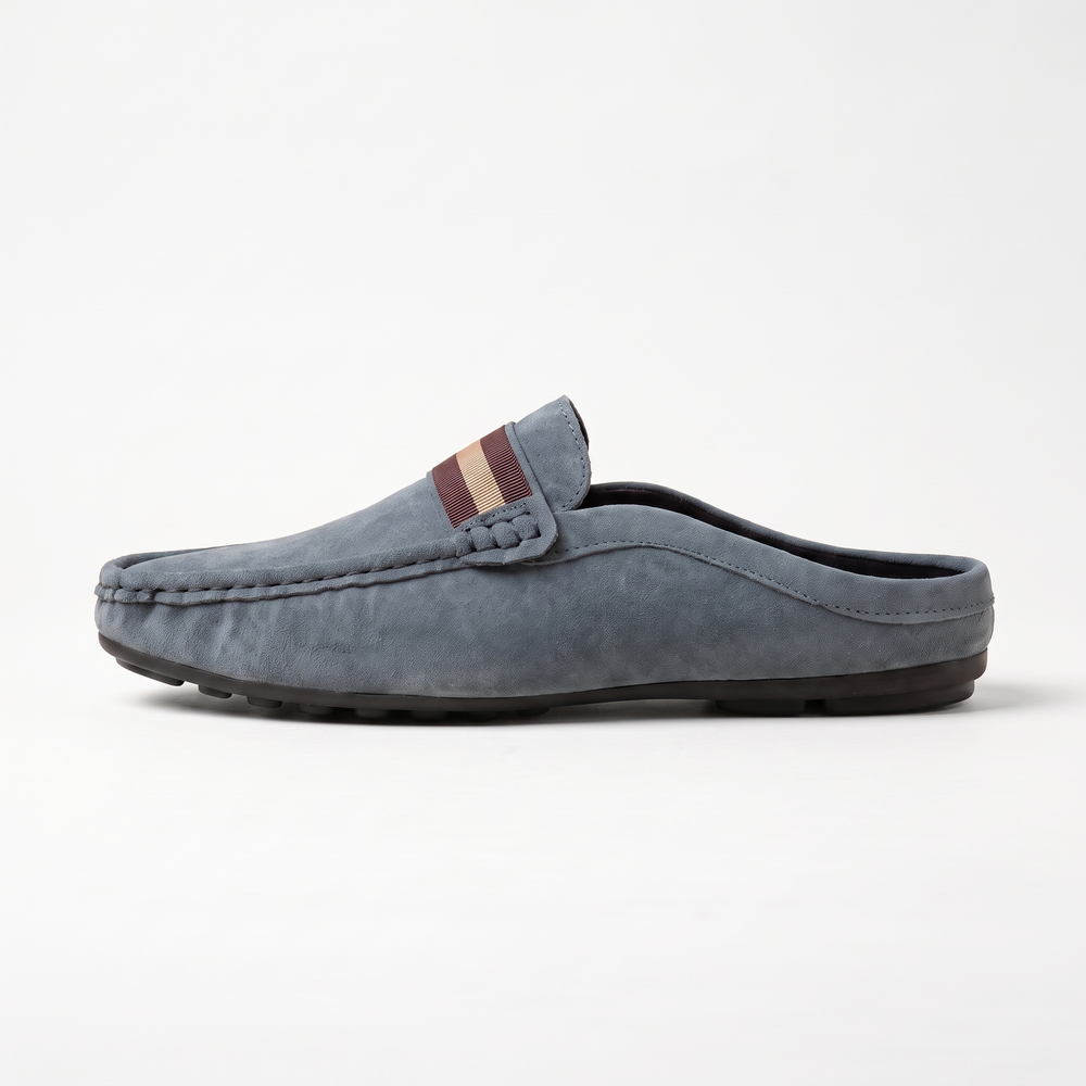 Ravello Loafer Mules Blue side