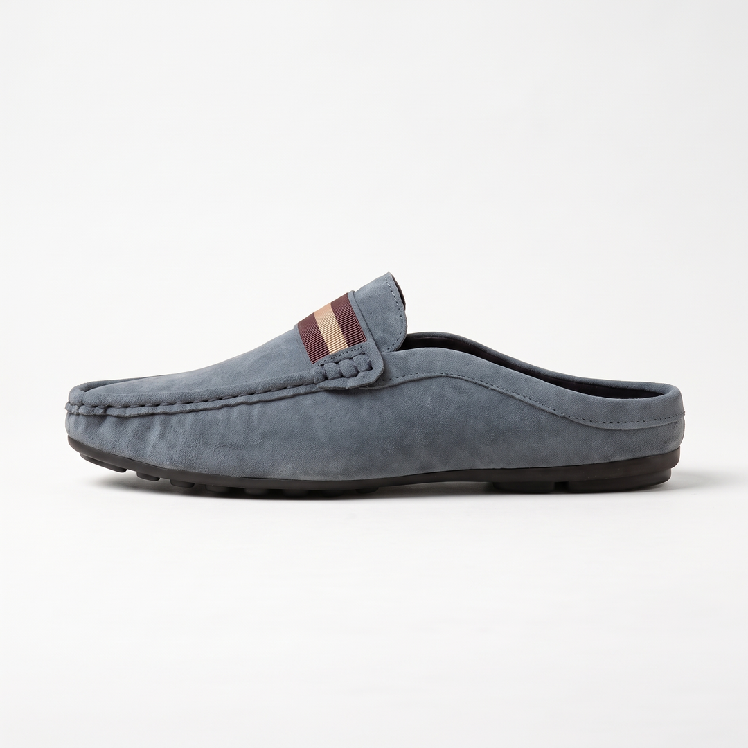 Ravello Loafer Mules Blue side