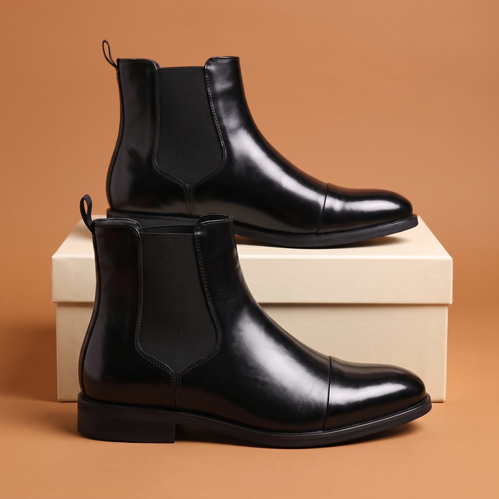 Lorenzo Chelsea Boots Black