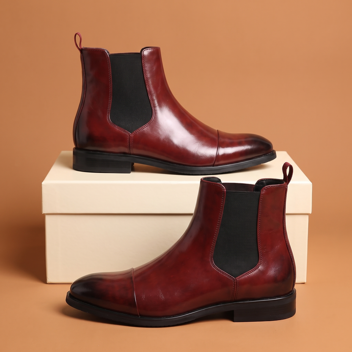 Lorenzo Chelsea Boots Burgundy