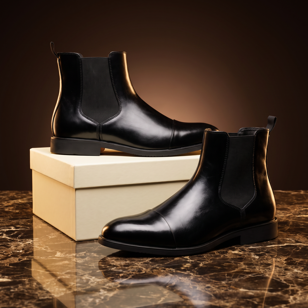 Lorenzo Chelsea Boots Black