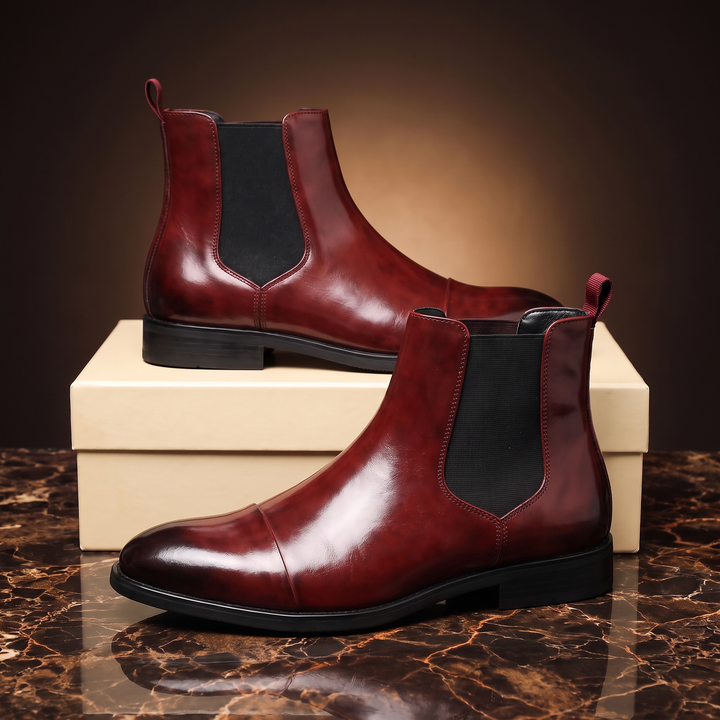 Lorenzo Chelsea Boots Burgundy