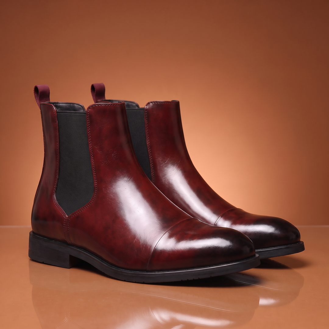 Lorenzo Chelsea Boots Burgundy